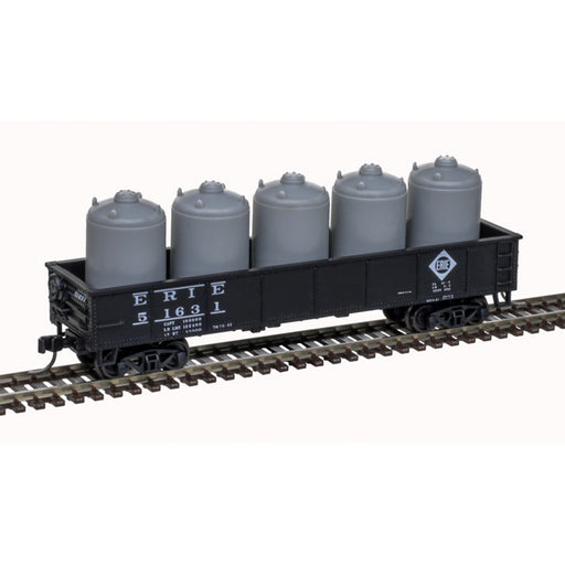Atlas Trainman N Scale 42' Steel Gondola with Cement Container Load Erie