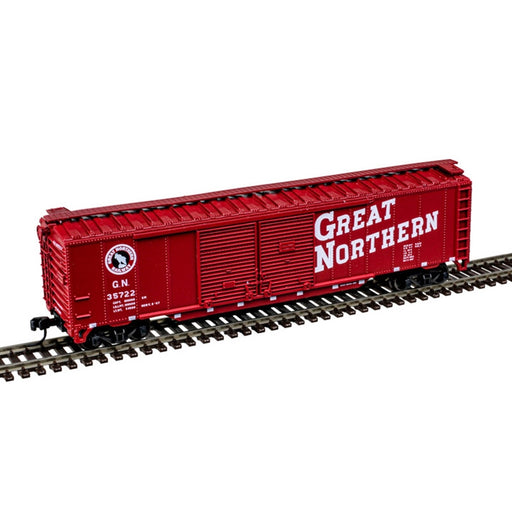 Atlas Trainman N Scale 50' Double Door Boxcar Great Northern GN