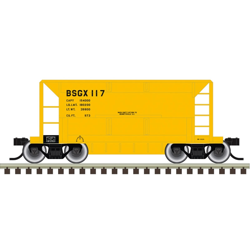 Atlas Trainman N Scale 70 Ton Ore Car Becker Sand & Gravel BSGX