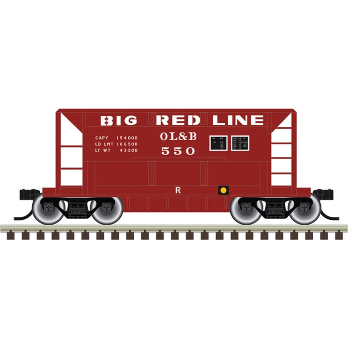 Atlas Trainman N Scale 70 Ton Ore Car Omaha Lincoln & Beatrice OL&B