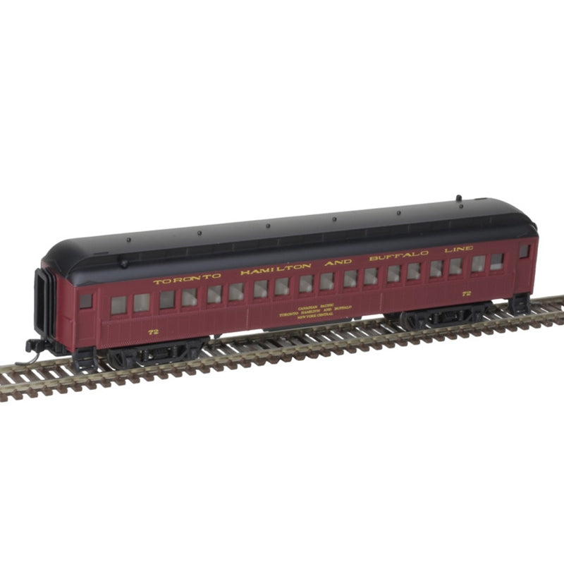 Atlas Trainman N Scale ACF Heavyweight 60' Coach Toronto, Hamilton & Buffalo TH&B
