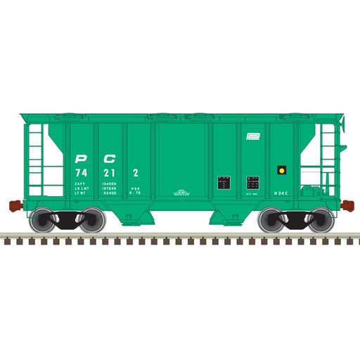 Atlas Trainman N Scale PS-2 Covered Hopper Penn Central PC