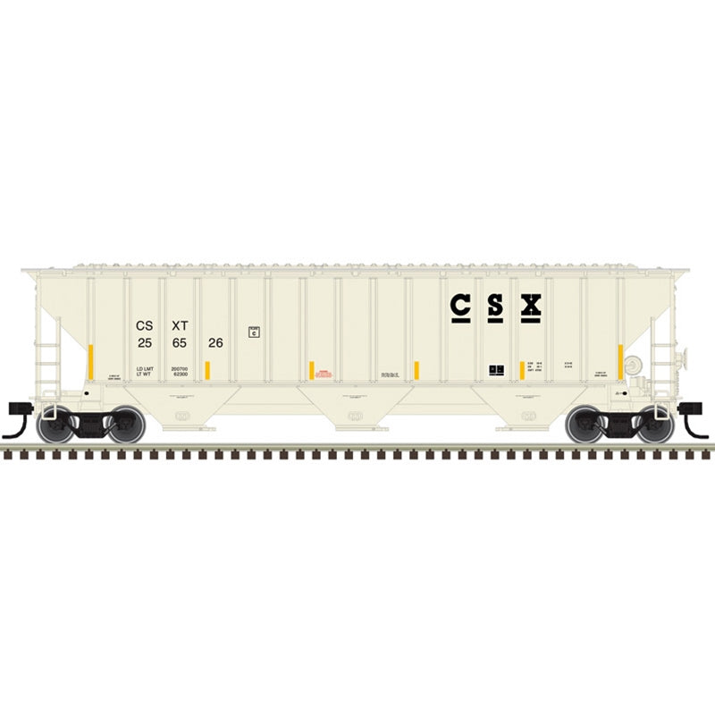 Atlas Trainman N Scale Thrall 4750 Covered Hopper "with Conspicuity" CSXT