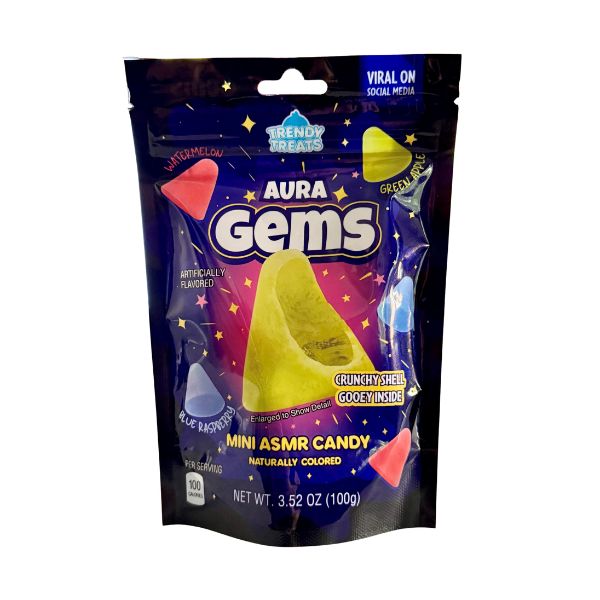 Aura Gems Mini ASMR Candy 3.52oz Bag