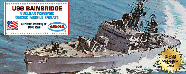 Aurora 717 1/600 USS Bainbridge Nuclear Powered Guided Missile Frigate