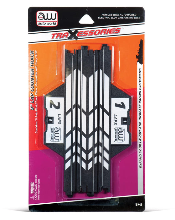 Auto World 00176 HO Scale TraXessories 9" Lap Counter Track