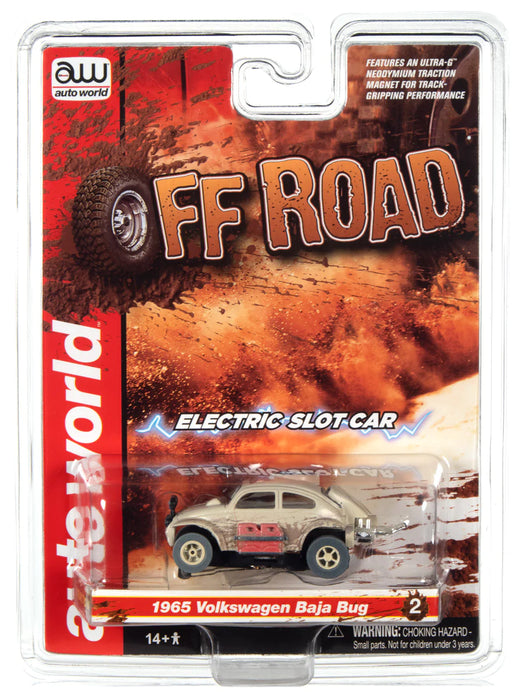 Auto World 375 HO Scale Off Road Thunderjet X Traction 1965 Volkswagen Baja Bug