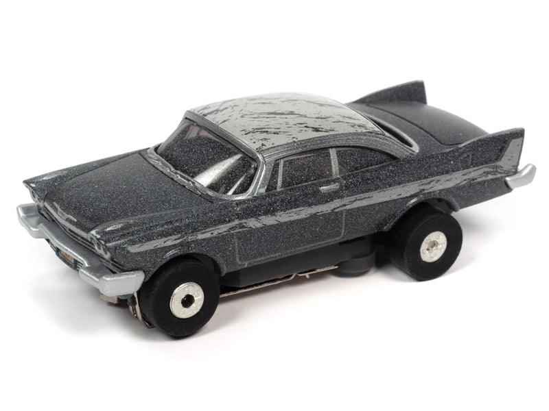 Auto World 381 HO Scale Thunderjet Ultra-G Silver Screen Machines - "Christine" 1985 Plymouth Fury