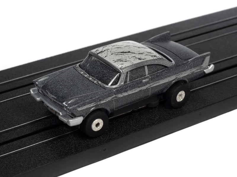 Auto World 381 HO Scale Thunderjet Ultra-G Silver Screen Machines - "Christine" 1985 Plymouth Fury