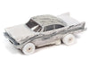 Auto World 381 HO Scale Thunderjet Ultra-G Silver Screen Machines - "White" 1985 Plymouth Fury
