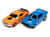 Auto World SRS351 HO Scale 1970 CrossTrax Road Course 9′ Slot Car Race Set