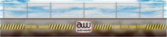 Auto World TRX111 HO Scale 14.5" Billboard Race Track Barrier Walls (6 Pack)