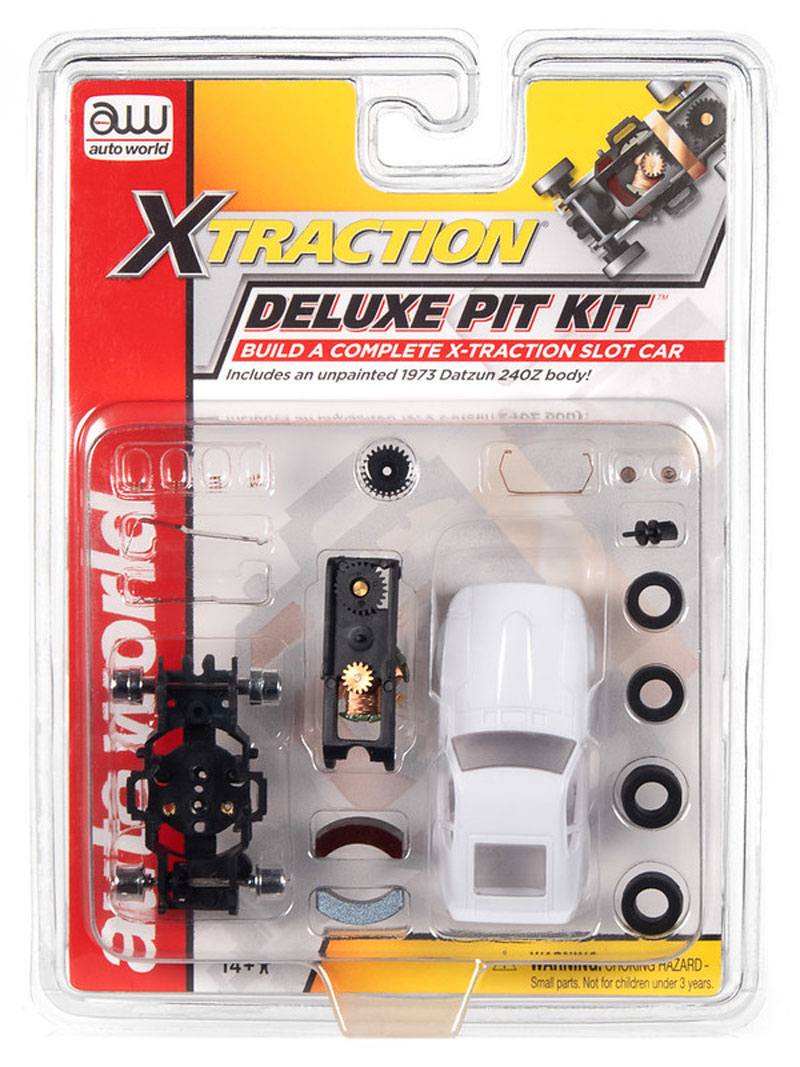 Auto World TRX113 HO Scale X-Traction Deluxe Pit Kit - 1973 Datsun 240z Body
