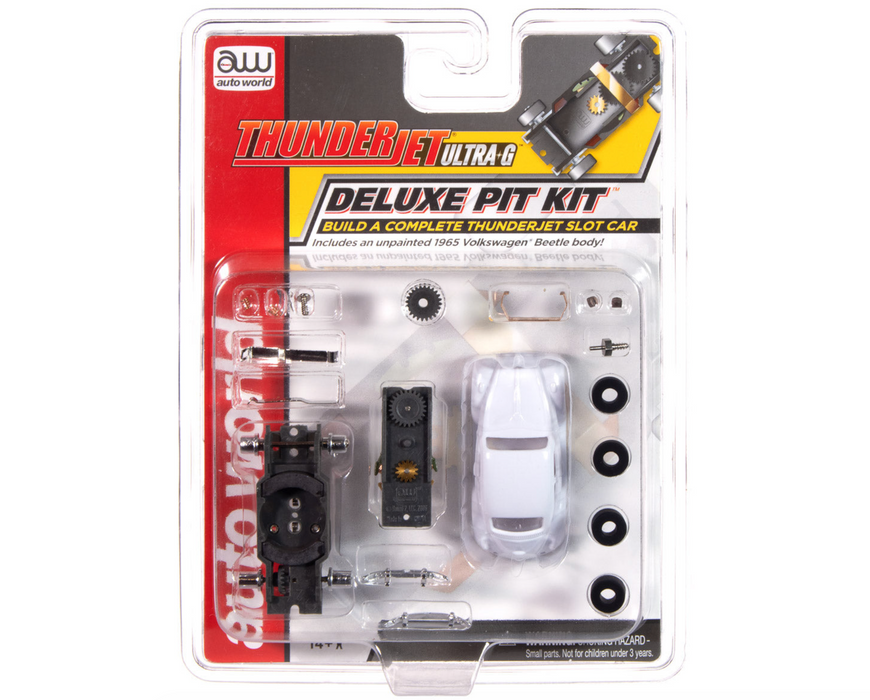Auto World TRX139 HO Scale Thunderjet Deluxe Pit Kit - 1965 Volkswagen Beetle