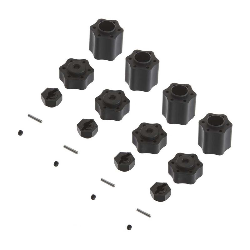 Axial AX31074 12mm Hex Hub Conversion Set Wraith / Yeti (4 Pack)