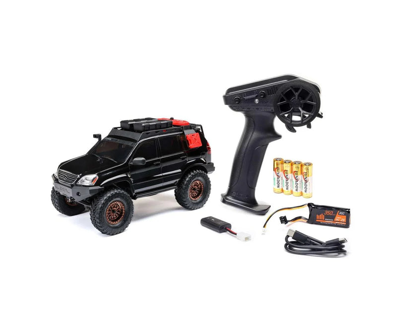 Axial AXI-1532T3 1/24 Scale SCX24 4x4 RTR Crawler Lexus GX - Black