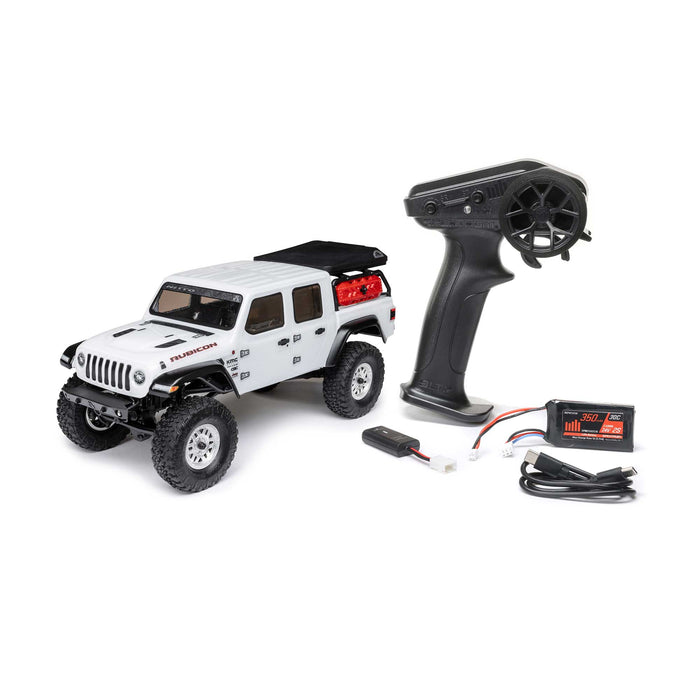Axial AXI00005V2T4 SCX24 1/24 4x4 RTR Jeep Gladiator Crawler White