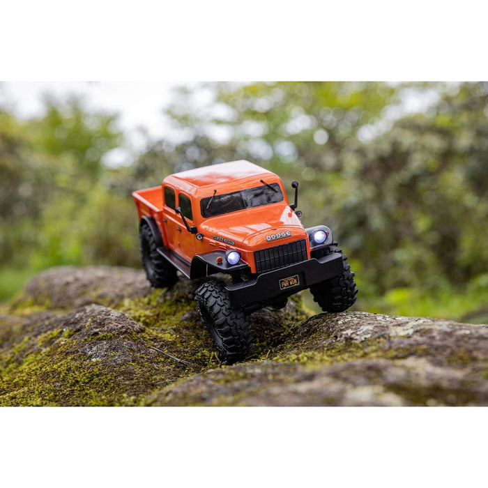 Axial AXI00007T1 SCX24 1/24 4x4 RTR 40's Dodge Power Wagon Crawler - Orange