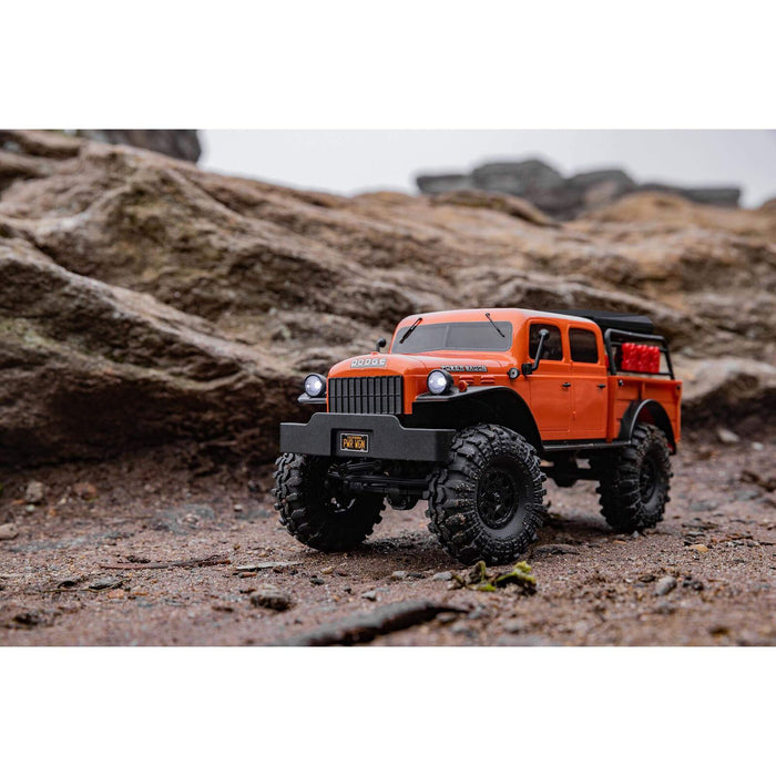 Axial AXI00007T1 SCX24 1/24 4x4 RTR 40's Dodge Power Wagon Crawler - Orange