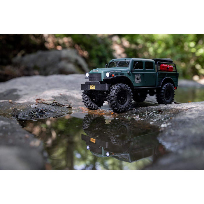Axial AXI00007T2 SCX24 1/24 4x4 RTR 40's Dodge Power Wagon Crawler - Green