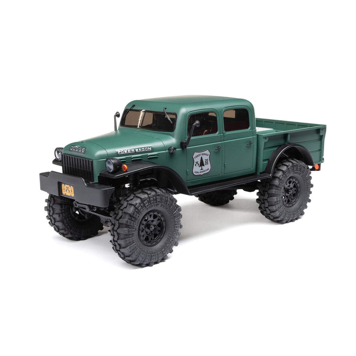 Axial AXI00007T2 SCX24 1/24 4x4 RTR 40's Dodge Power Wagon Crawler - Green