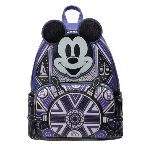 disney100 loungefly mini backpack Disney 100 Art Deco Mickey Mouse Mini-Backpack