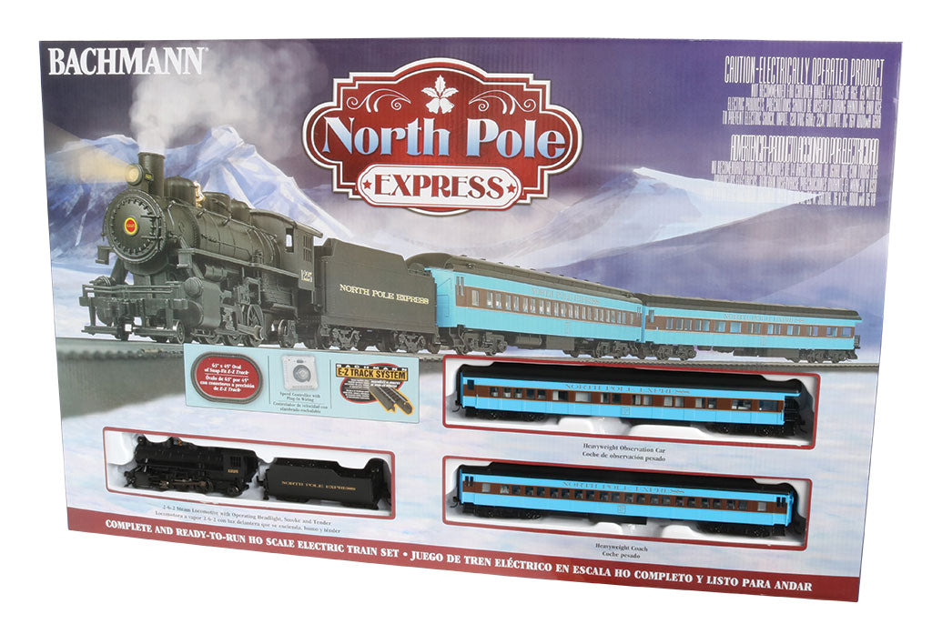Bachmann 00751 HO Scale North Poll Express Christmas Train Set