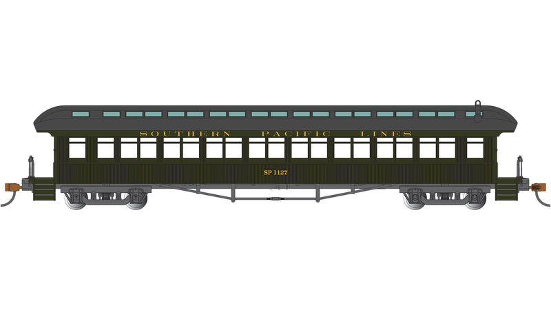 Bachmann 12805 HO Scale 60' Passenger Coach Southern Pacific 1127