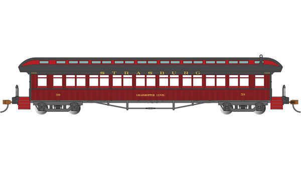 Bachmann 12807 HO Scale 60' Passenger Coach Strasburg Railroad 59