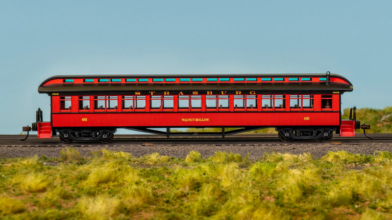 Bachmann 12808 HO Scale 60' Passenger Coach Strasburg Railroad 65 "Walnut Hollow"
