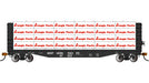Bachmann 12927 HO Scale 52' Centerbeam Flatcar Northern Pacific NP 67022
