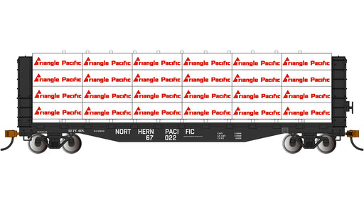 Bachmann 12927 HO Scale 52' Centerbeam Flatcar Northern Pacific NP 67022