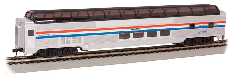 Bachmann 13004 HO Scale 85' Lighted Budd Dome Car Amtrak "Ocean View" Phase III 10031