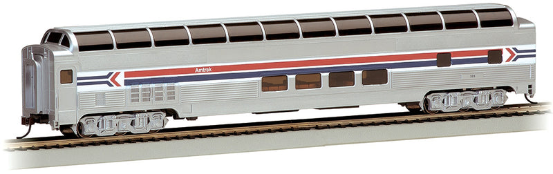 Bachmann 13005 HO Scale 85' Lighted Budd Dome Car Amtrak Phase I