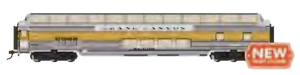Bachmann 13006 HO Scale 85' Lighted Budd Dome Car Grand Canyon "Fred Harvey" 8742