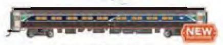 Bachmann 13101 HO Scale 85' Budd Amfleet I Coach Class Car Amtrak Ph VII 82590