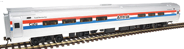 Bachmann 13111 HO Scale 85' Amfleet I Phase III Amtrak Cafe Car - USED