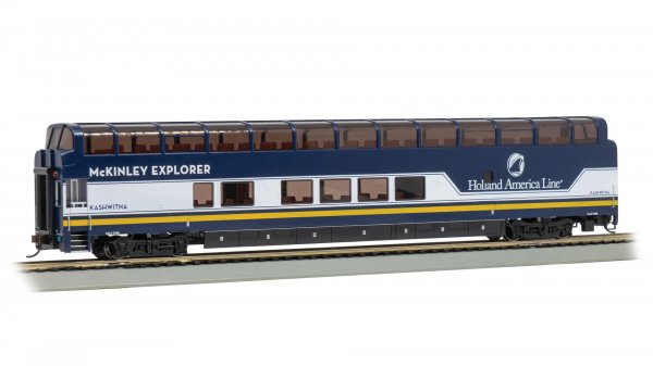 Bachmann 13349 HO Scale Colorado Railcar Ultra Dome Denali Express "Kaswitna" 1058 with Lighted Interior