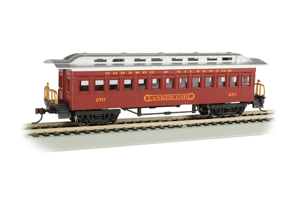 Bachmann 13409 HO Scale Old Time Passenger Coach Durango & Silverton "Yankee Girl" 270