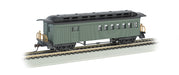 Bachmann 13505 HO Scale Old Time Passenger Combine Unlettered - Green
