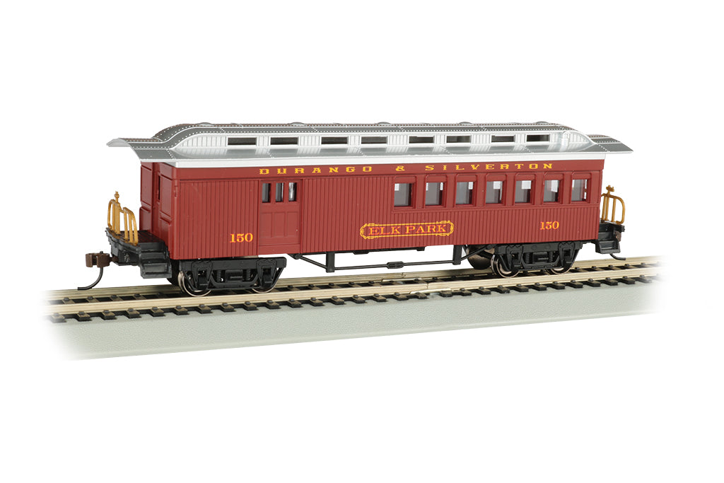 Bachmann 13507 HO Scale Old Time Passenger Combine Durango & Silverton "Elk Park" 150