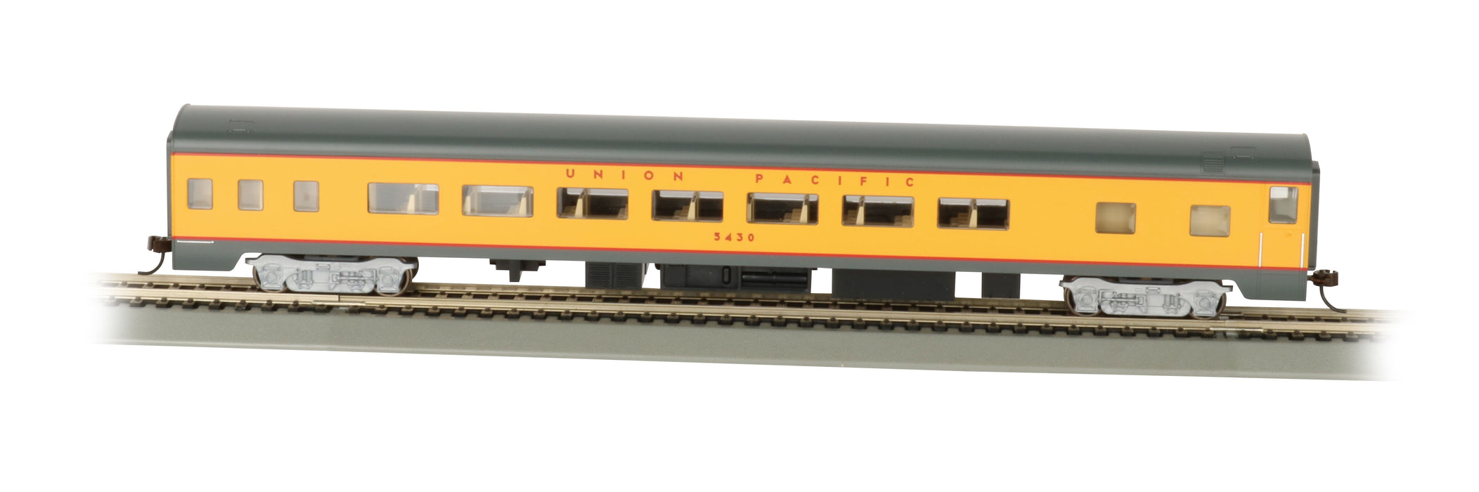 Bachmann 14204 HO Scale 85' Smooth-Side Coach Union Pacific UP
