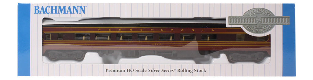 Bachmann 14211 HO Scale 85' Smooth-Side Coach Pennsylvania PRR 4244