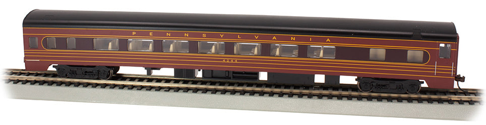 Bachmann 14211 HO Scale 85' Smooth-Side Coach Pennsylvania PRR 4244