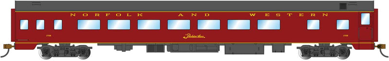 Bachmann 14218 HO Scale 85' Smooth-Side Coach Norfolk & Western N&W 1726