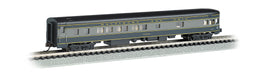Bachmann 14353 N Scale 85' Lighted Smooth-side Observation Baltimore & Ohio B&O