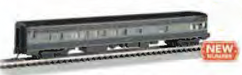 Bachmann 14358 N Scale 85' Lighted Smooth-side Observation Baltimore & Ohio "Chicago" B&O