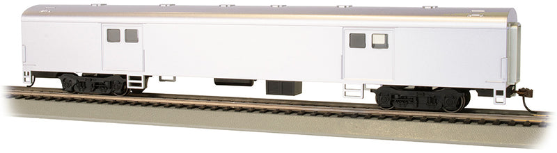 Bachmann 14405 HO Scale 72' Smooth-Side Baggage Car Aluminum Unlettered