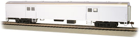 Bachmann 14405 HO Scale 72' Smooth-Side Baggage Car Aluminum Unlettered