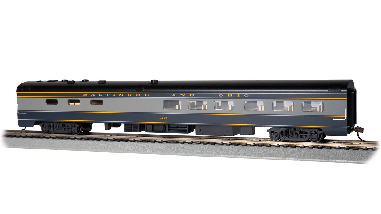 Bachmann 14801 HO Scale 85' Dining Car Painted Baltimore & Ohio B&O 1035